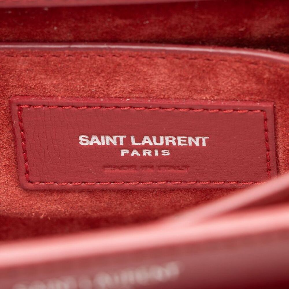 Saint Laurent Grained Calfskin Monogram Sunset Medium Shoulder Bag - Picture 8 of 16